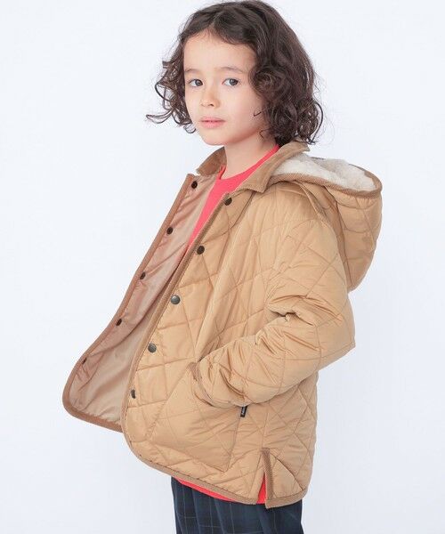 SHIPS / シップス ブルゾン | SHIPS KIDS:100〜130m /〈手洗い可能〉キルト フード ジャケット | 詳細11