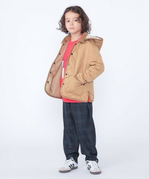 SHIPS / シップス ブルゾン | SHIPS KIDS:100〜130m /〈手洗い可能〉キルト フード ジャケット | 詳細13