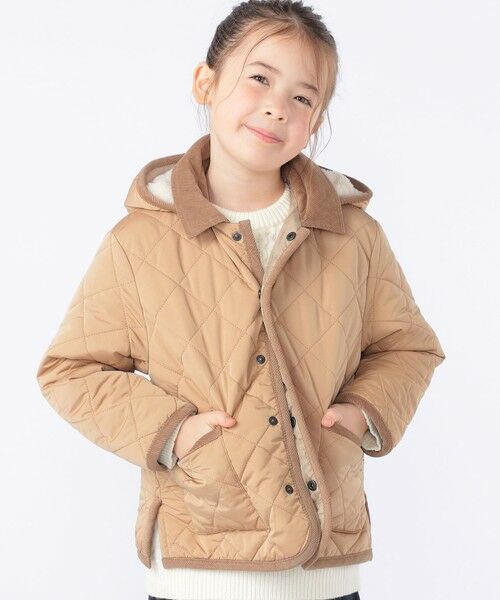 SHIPS / シップス ブルゾン | SHIPS KIDS:100〜130m /〈手洗い可能〉キルト フード ジャケット | 詳細2