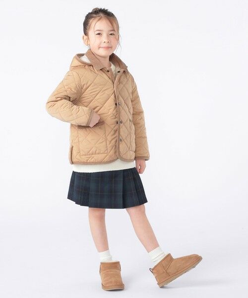 SHIPS / シップス ブルゾン | SHIPS KIDS:100〜130m /〈手洗い可能〉キルト フード ジャケット | 詳細5