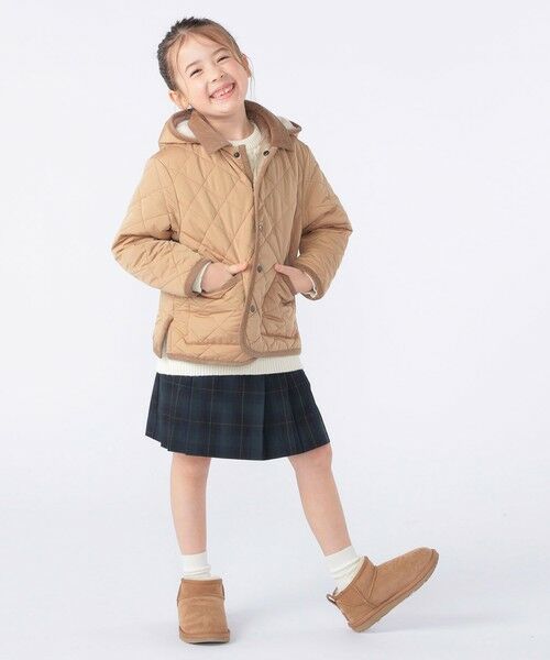 SHIPS / シップス ブルゾン | SHIPS KIDS:100〜130m /〈手洗い可能〉キルト フード ジャケット | 詳細7