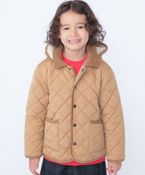 SHIPS / シップス ブルゾン | SHIPS KIDS:100〜130m /〈手洗い可能〉キルト フード ジャケット | 詳細8