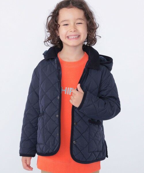 SHIPS / シップス ブルゾン | SHIPS KIDS:100〜130m /〈手洗い可能〉キルト フード ジャケット | 詳細25