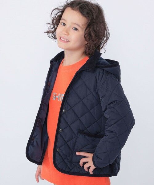 SHIPS / シップス ブルゾン | SHIPS KIDS:100〜130m /〈手洗い可能〉キルト フード ジャケット | 詳細26