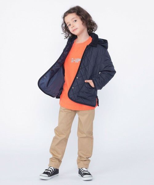 SHIPS / シップス ブルゾン | SHIPS KIDS:100〜130m /〈手洗い可能〉キルト フード ジャケット | 詳細30