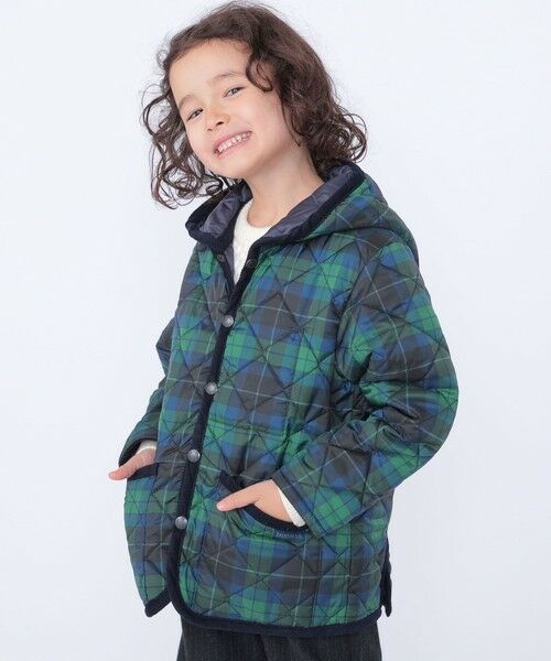 SHIPS / シップス ピーコート | 【SHIPS KIDS別注】LAVENHAM:120〜140cm/ 50th ANNIV キルティング ジャケット | 詳細11