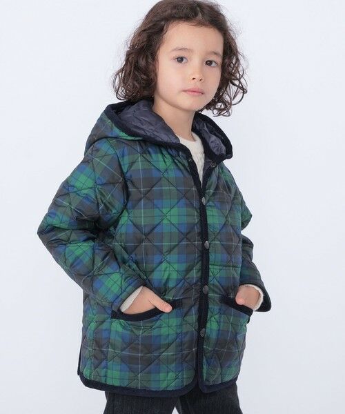 SHIPS / シップス ピーコート | 【SHIPS KIDS別注】LAVENHAM:120〜140cm/ 50th ANNIV キルティング ジャケット | 詳細13