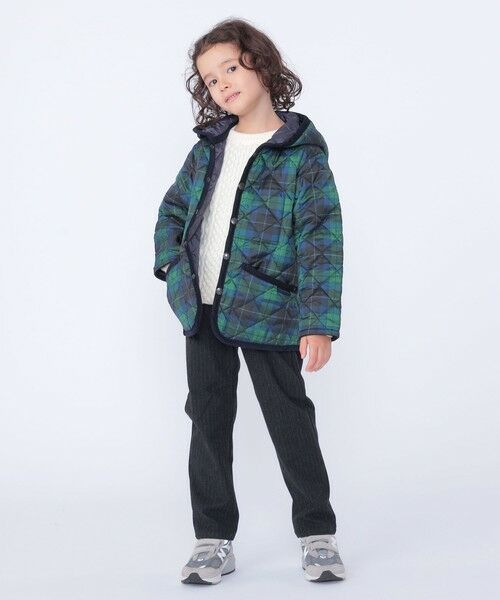 SHIPS / シップス ピーコート | 【SHIPS KIDS別注】LAVENHAM:120〜140cm/ 50th ANNIV キルティング ジャケット | 詳細14