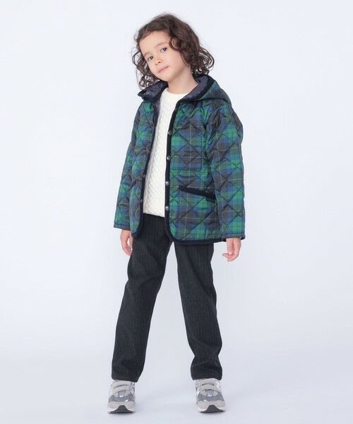 SHIPS / シップス ピーコート | 【SHIPS KIDS別注】LAVENHAM:120〜140cm/ 50th ANNIV キルティング ジャケット | 詳細15