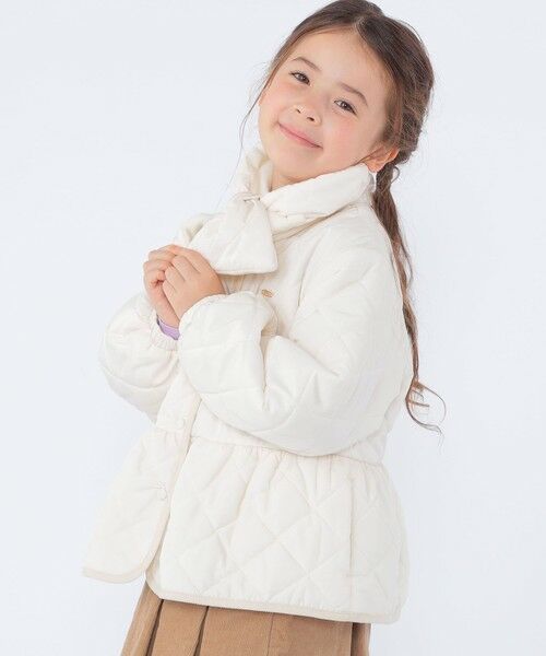 SHIPS / シップス その他アウター | SHIPS KIDS:100〜130cm /〈洗濯機可能〉 キルト ペプラム ジャケット | 詳細2