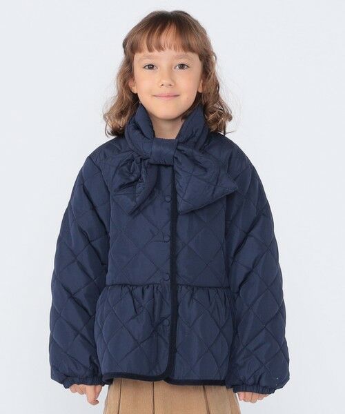 SHIPS / シップス その他アウター | SHIPS KIDS:100〜130cm /〈洗濯機可能〉 キルト ペプラム ジャケット | 詳細13