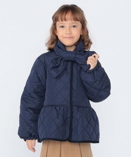 SHIPS / シップス その他アウター | SHIPS KIDS:100〜130cm /〈洗濯機可能〉 キルト ペプラム ジャケット | 詳細14