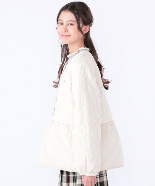 SHIPS / シップス その他アウター | SHIPS KIDS:140〜150cm /〈洗濯機可能〉 キルト ペプラム ジャケット | 詳細2