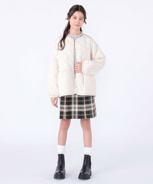 SHIPS / シップス その他アウター | SHIPS KIDS:140〜150cm /〈洗濯機可能〉 キルト ペプラム ジャケット | 詳細5