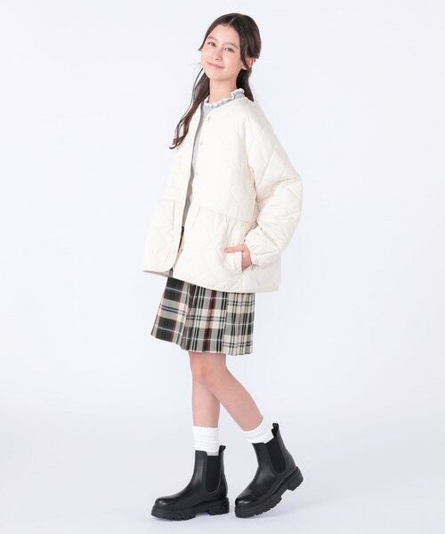 SHIPS / シップス その他アウター | SHIPS KIDS:140〜150cm /〈洗濯機可能〉 キルト ペプラム ジャケット | 詳細6