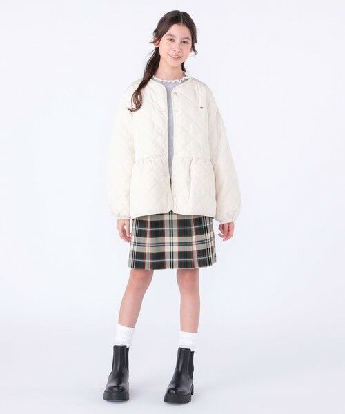 SHIPS / シップス その他アウター | SHIPS KIDS:140〜150cm /〈洗濯機可能〉 キルト ペプラム ジャケット | 詳細7