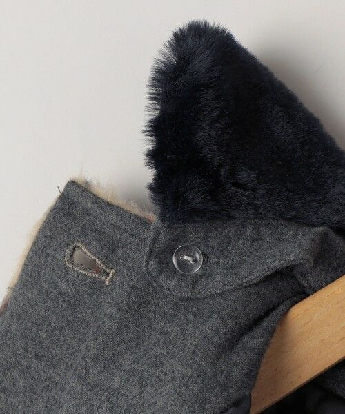 SHIPS / シップス ダッフルコート | SHIPS KIDS:100〜130cm/シャギー チェック コート | 詳細14