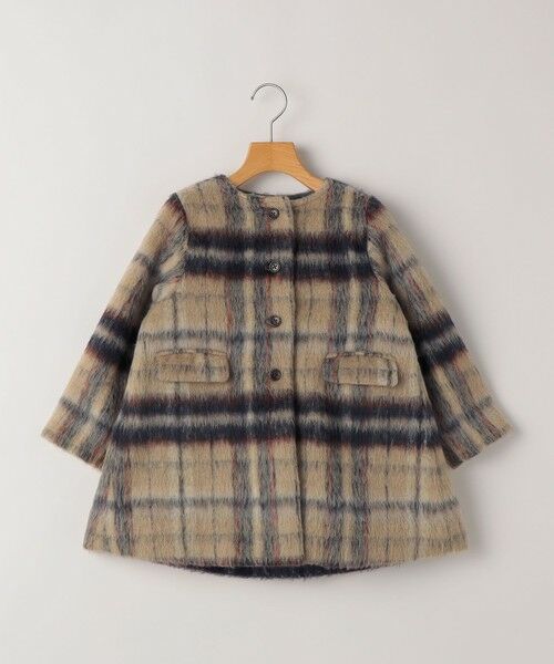 SHIPS / シップス ダッフルコート | SHIPS KIDS:100〜130cm/シャギー チェック コート | 詳細15