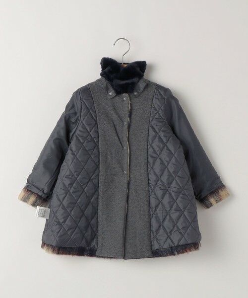 SHIPS / シップス ダッフルコート | SHIPS KIDS:100〜130cm/シャギー チェック コート | 詳細18