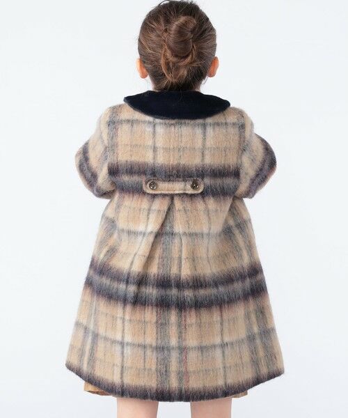 SHIPS / シップス ダッフルコート | SHIPS KIDS:100〜130cm/シャギー チェック コート | 詳細3