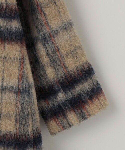 SHIPS / シップス ダッフルコート | SHIPS KIDS:140〜150cm/シャギー チェック コート | 詳細5