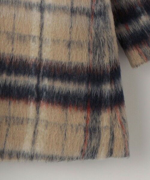 SHIPS / シップス ダッフルコート | SHIPS KIDS:140〜150cm/シャギー チェック コート | 詳細6