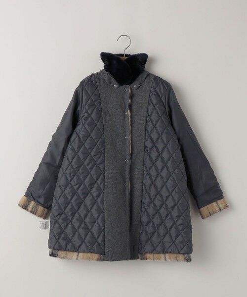 SHIPS / シップス ダッフルコート | SHIPS KIDS:140〜150cm/シャギー チェック コート | 詳細7