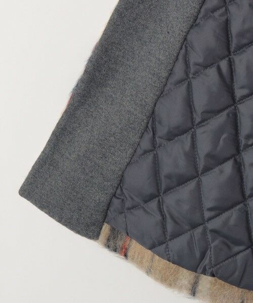 SHIPS / シップス ダッフルコート | SHIPS KIDS:140〜150cm/シャギー チェック コート | 詳細9