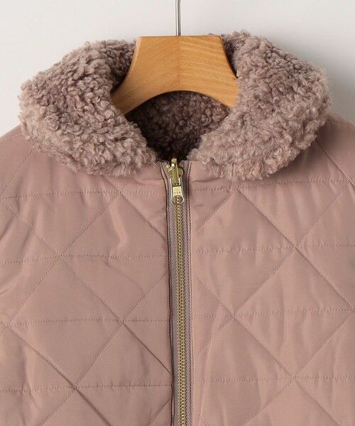 SHIPS / シップス ブルゾン | SHIPS KIDS:80〜90cm / プードルファー×タフタ リバーシブル ジャケット | 詳細4