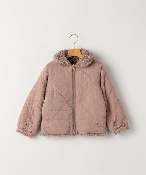 SHIPS / シップス ブルゾン | SHIPS KIDS:80〜90cm / プードルファー×タフタ リバーシブル ジャケット | 詳細8