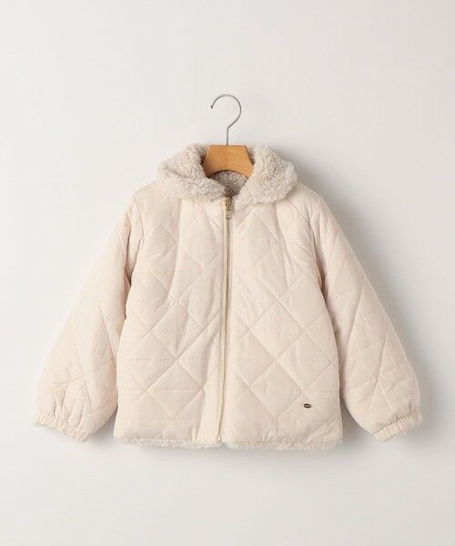 SHIPS / シップス ブルゾン | SHIPS KIDS:100〜130cm / プードルファー×タフタ リバーシブル ジャケット | 詳細10