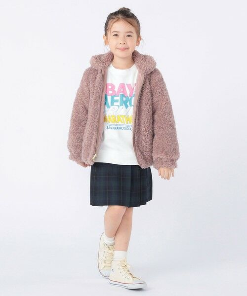 SHIPS / シップス ブルゾン | SHIPS KIDS:100〜130cm / プードルファー×タフタ リバーシブル ジャケット | 詳細18