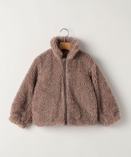 SHIPS / シップス ブルゾン | SHIPS KIDS:100〜130cm / プードルファー×タフタ リバーシブル ジャケット | 詳細21