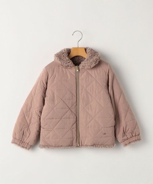 SHIPS / シップス ブルゾン | SHIPS KIDS:100〜130cm / プードルファー×タフタ リバーシブル ジャケット | 詳細22