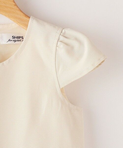 SHIPS / シップス ロング・マキシ丈ワンピース | SHIPS KIDS:110〜130cm / グログラン 半袖 ワンピース | 詳細6