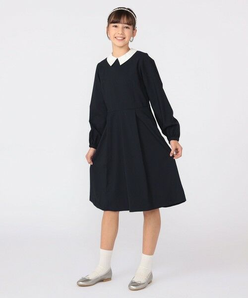 SHIPS / シップス ロング・マキシ丈ワンピース | SHIPS KIDS:150〜160cm / ストレッチ フレア ワンピース | 詳細10