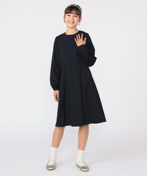 SHIPS / シップス ロング・マキシ丈ワンピース | SHIPS KIDS:150〜160cm / ストレッチ フレア ワンピース | 詳細13