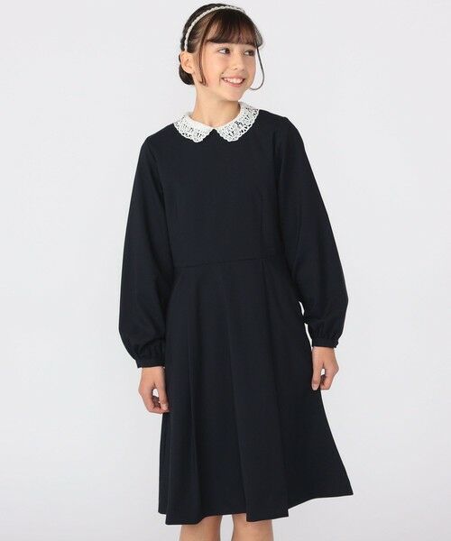 SHIPS / シップス ロング・マキシ丈ワンピース | SHIPS KIDS:150〜160cm / ストレッチ フレア ワンピース | 詳細2