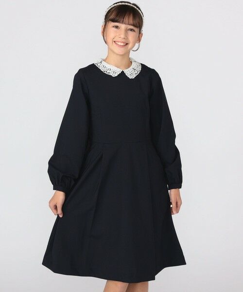 SHIPS / シップス ロング・マキシ丈ワンピース | SHIPS KIDS:150〜160cm / ストレッチ フレア ワンピース | 詳細3