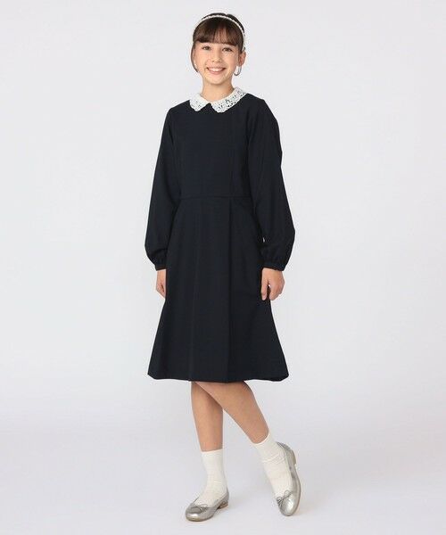 SHIPS / シップス ロング・マキシ丈ワンピース | SHIPS KIDS:150〜160cm / ストレッチ フレア ワンピース | 詳細5