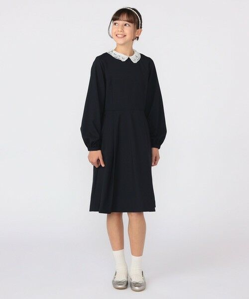 SHIPS / シップス ロング・マキシ丈ワンピース | SHIPS KIDS:150〜160cm / ストレッチ フレア ワンピース | 詳細7
