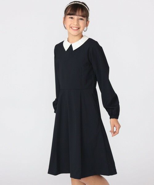 SHIPS / シップス ロング・マキシ丈ワンピース | SHIPS KIDS:150〜160cm / ストレッチ フレア ワンピース | 詳細8