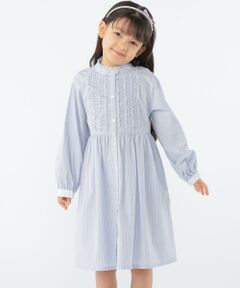 SHIPS / シップス ロング・マキシ丈ワンピース | SHIPS KIDS:100〜130cm / フリル シャツ ワンピース