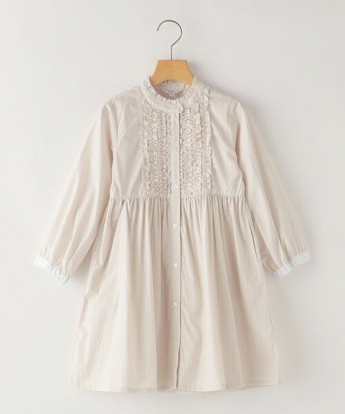 SHIPS / シップス ロング・マキシ丈ワンピース | SHIPS KIDS:100〜130cm / フリル シャツ ワンピース | 詳細12