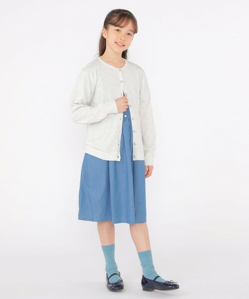 SHIPS / シップス ロング・マキシ丈ワンピース | SHIPS KIDS:140〜150cm / ダンガリー 半袖 ワンピース | 詳細18