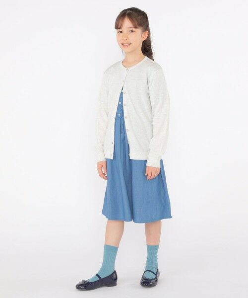 SHIPS / シップス ロング・マキシ丈ワンピース | SHIPS KIDS:140〜150cm / ダンガリー 半袖 ワンピース | 詳細19