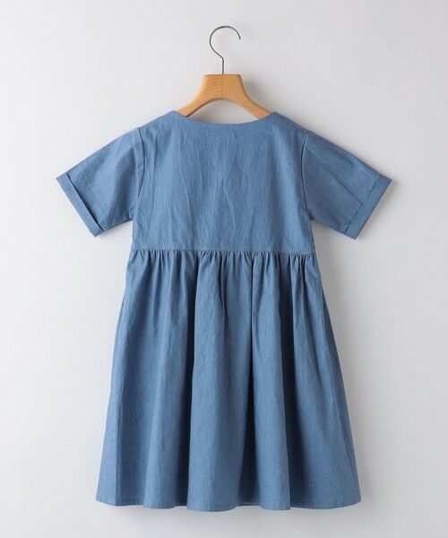 SHIPS / シップス ロング・マキシ丈ワンピース | SHIPS KIDS:140〜150cm / ダンガリー 半袖 ワンピース | 詳細21