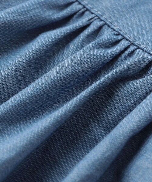 SHIPS / シップス ロング・マキシ丈ワンピース | SHIPS KIDS:140〜150cm / ダンガリー 半袖 ワンピース | 詳細28