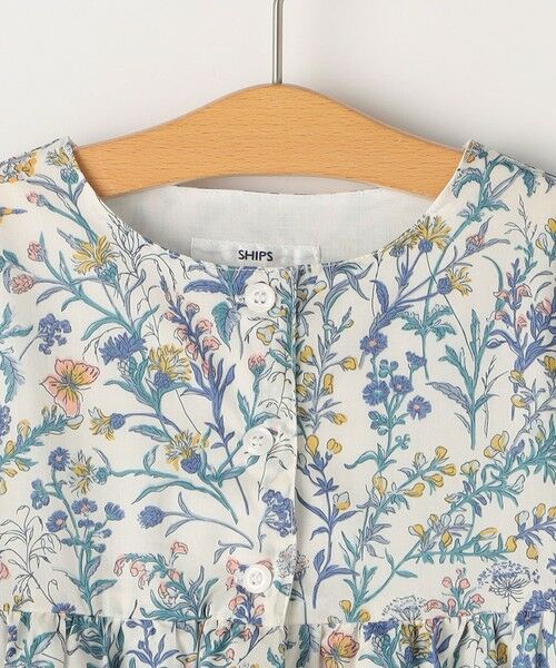 SHIPS / シップス ロング・マキシ丈ワンピース | SHIPS KIDS:80〜90cm / リバティ 半袖 ワンピース | 詳細3