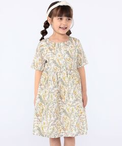 SHIPS / シップス ロング・マキシ丈ワンピース | SHIPS KIDS:100〜130cm / リバティ 半袖 ワンピース